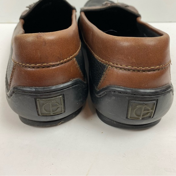 Cole Haan Black Brown Keltie Country Loafers Slip-on Leather Tassel Men’s 8.5 - Picture 6 of 9